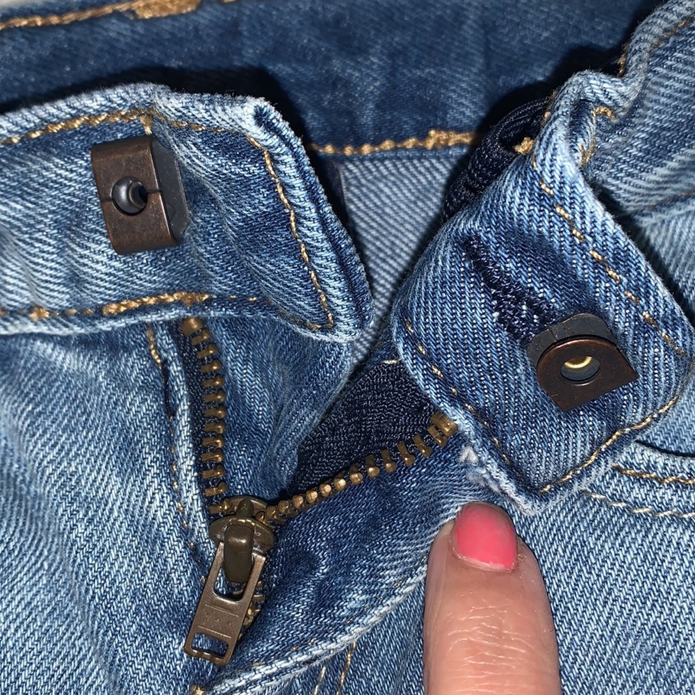 Gap Girlfriend Embellished Patches Jean Size 4 - Picture 10 of 12